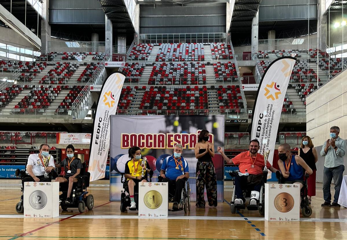 Ram&oacute;n Prat y Sara Aller, campeones de Espa&ntilde;a de boccia