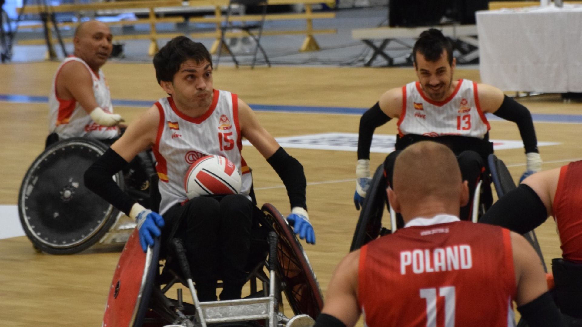 Espa&ntilde;a, quinta en el Europeo de rugby en silla de ruedas