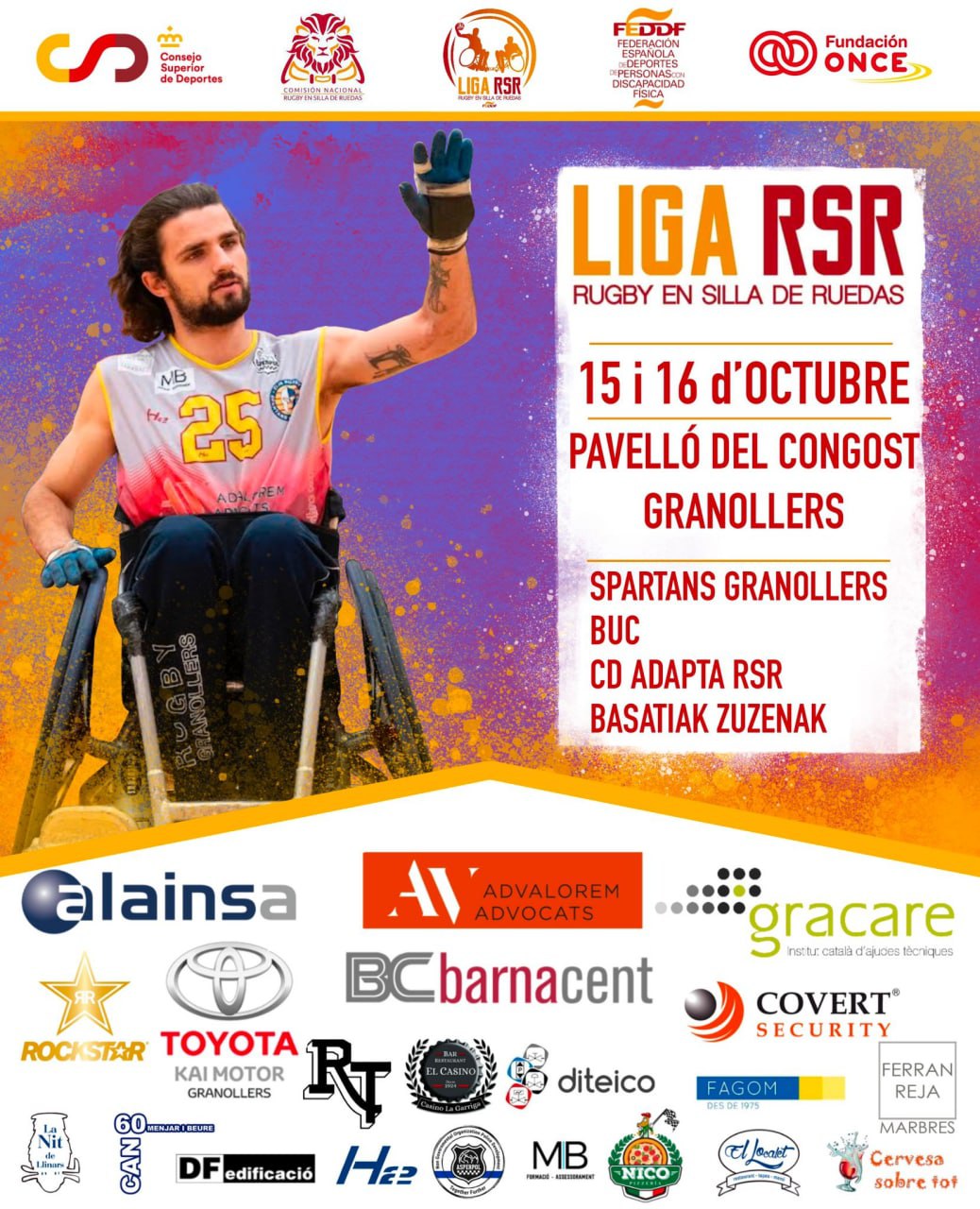 Arranca la Liga de rugby en silla con los tres favoritos en liza
