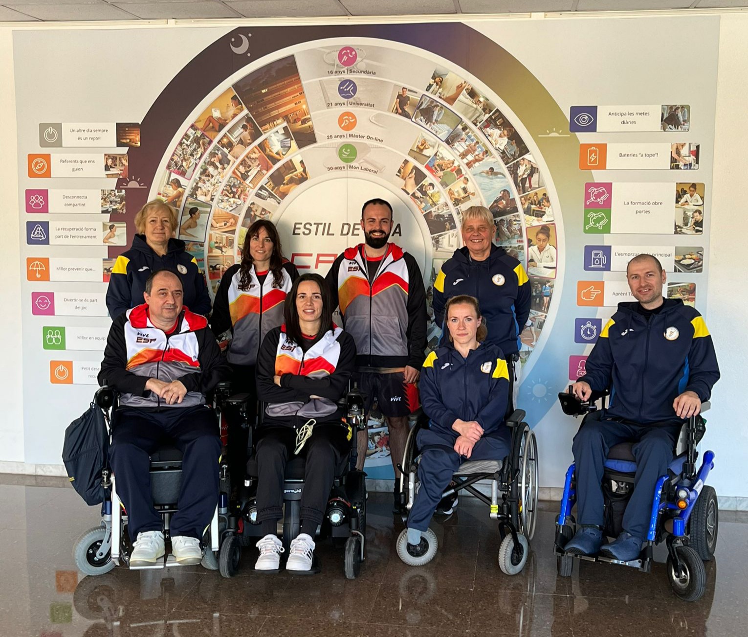 Espa&ntilde;a prepara el Mundial de boccia de R&iacute;o con el equipo ucraniano