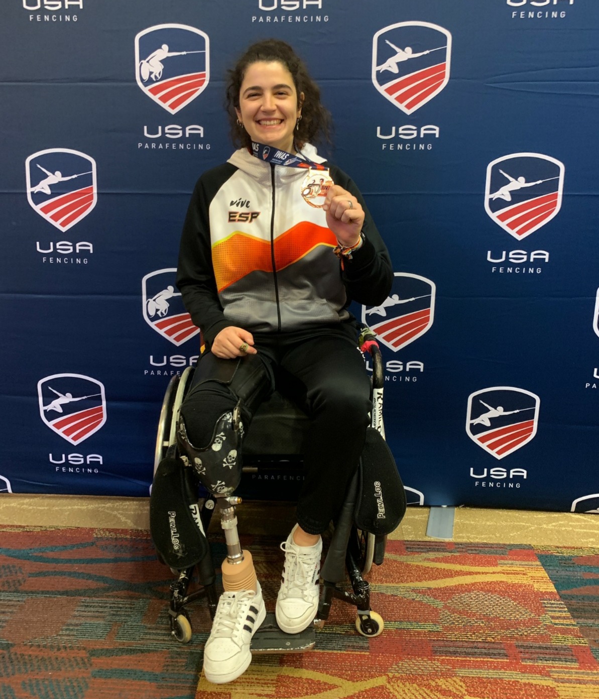 Judith Rodr&iacute;guez conquista el bronce en espada en la Copa del Mundo de Washington