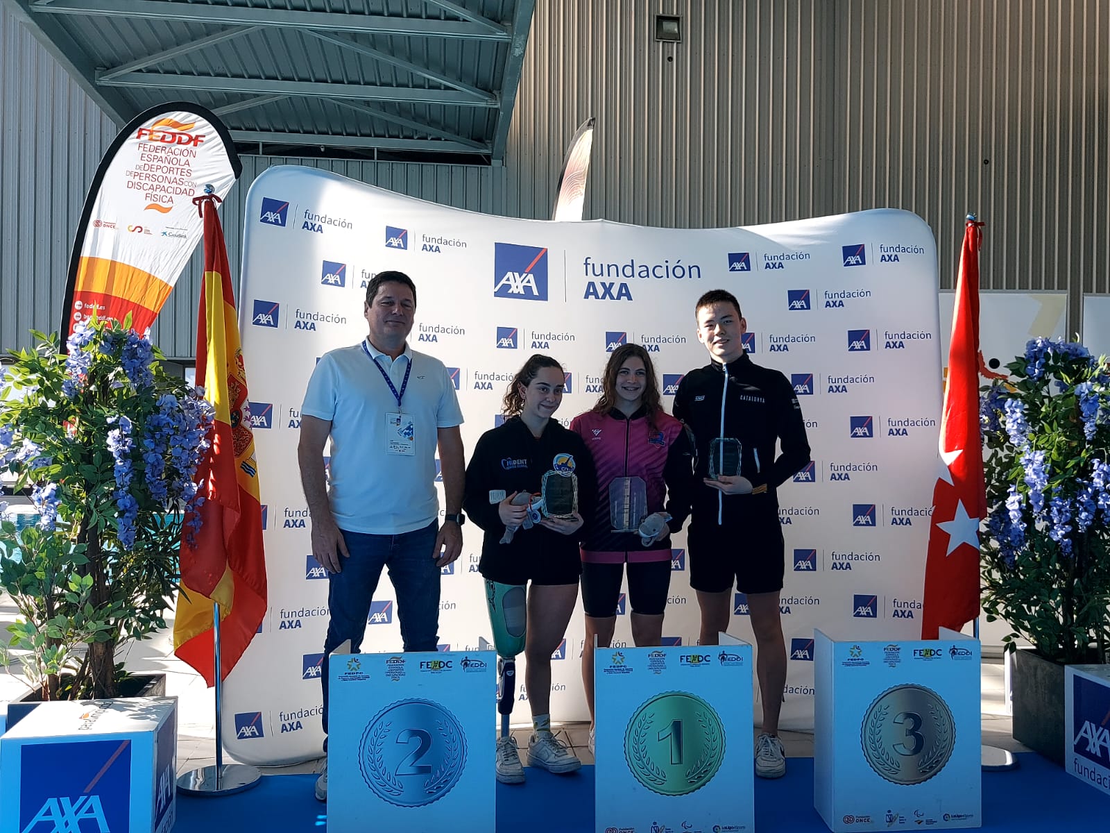 Anastasiya Dmytriv y la FCEDF, triunfadores en Valdemoro en la Liga AXA de promesas paral&iacute;mpicas de nataci&oacute;n