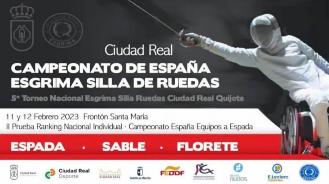 Ciudad Real acoge la segunda prueba del Campeonato de Espa&ntilde;a de esgrima en silla con catorce deportistas