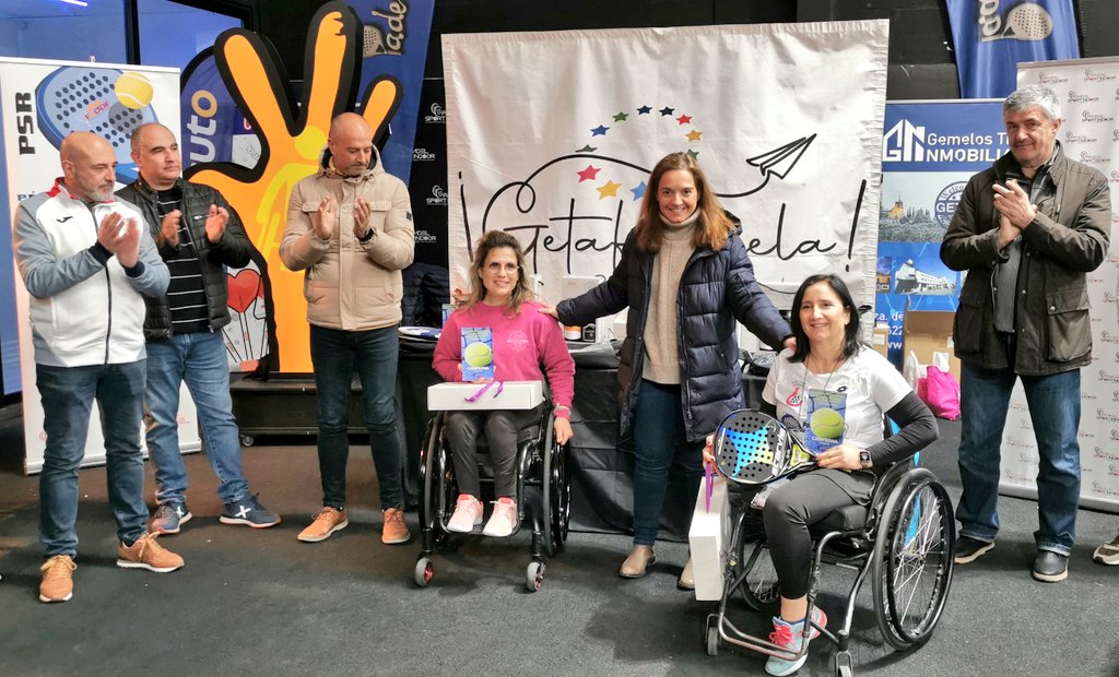 Oscar Agea y Francisco Bernal se imponen en el VII Open Nacional de p&aacute;del en silla de ruedas Villa de Getafe
