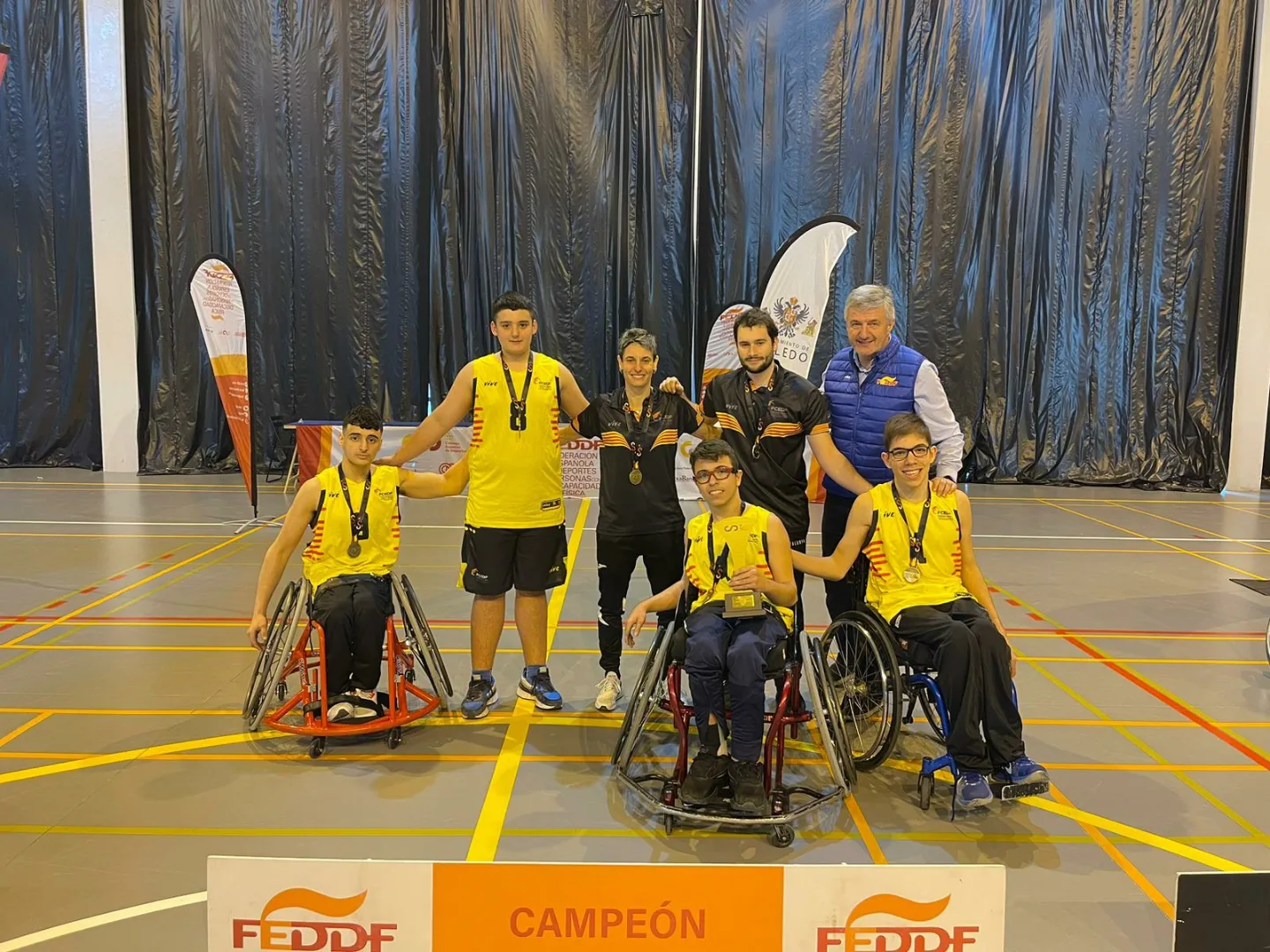 Catalu&ntilde;a, campeona de Espa&ntilde;a de baloncesto en silla 3x3 en edad escolar