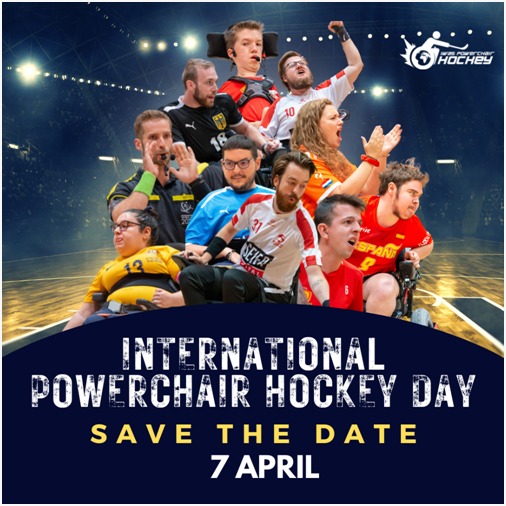 El D&iacute;a Internacional del hockey en silla de ruedas el&eacute;ctrica se conmemorar&aacute; el 7 de abril