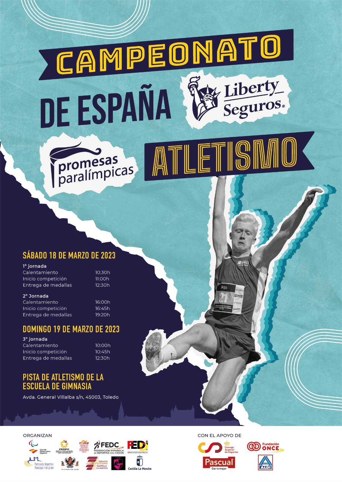 El Campeonato de Espa&ntilde;a Liberty Seguros de Toledo reune a las promesas paral&iacute;mpicas de atletismo