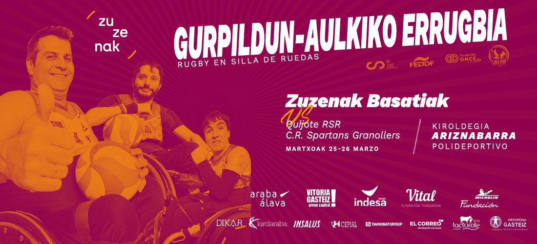 Quijote, Spartans y Zuzenak buscar&aacute;n la plaza de promoci&oacute;n para la final four de rugby en silla