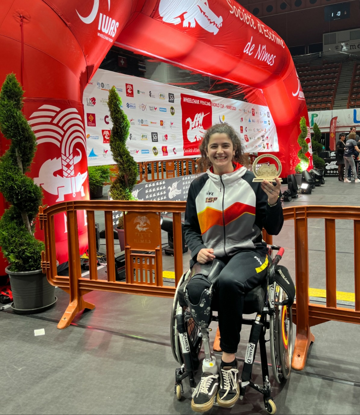 Judith Rodr&iacute;guez conquista el bronce en espada en la Copa del Mundo de Nimes
