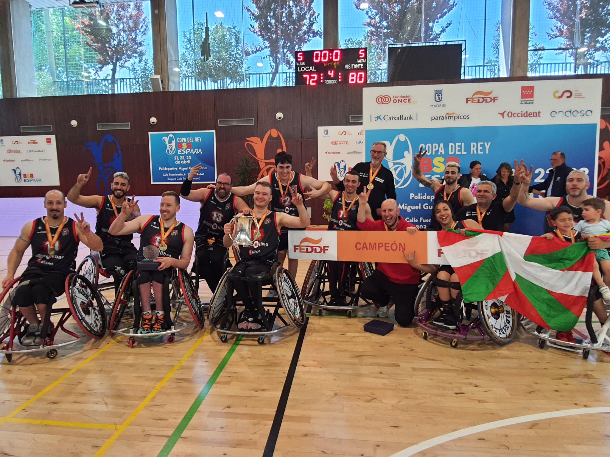 Bidaideak Bilbao revalida su corona de Copa del Rey de BSR
