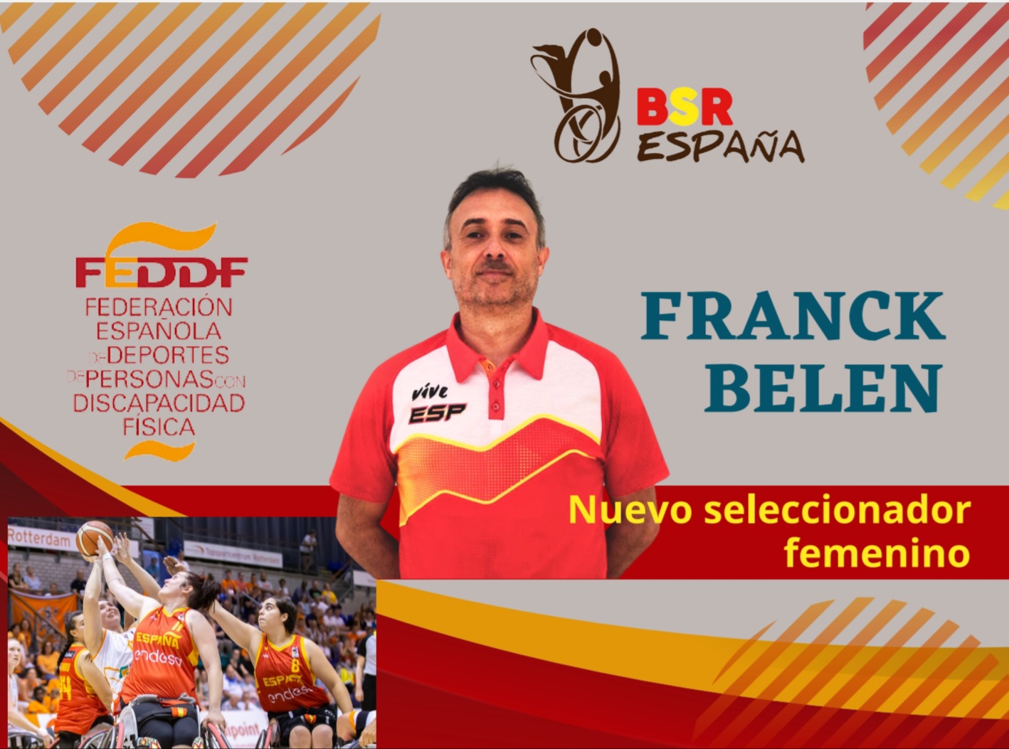 Franck Belen, nuevo seleccionador espa&ntilde;ol femenino