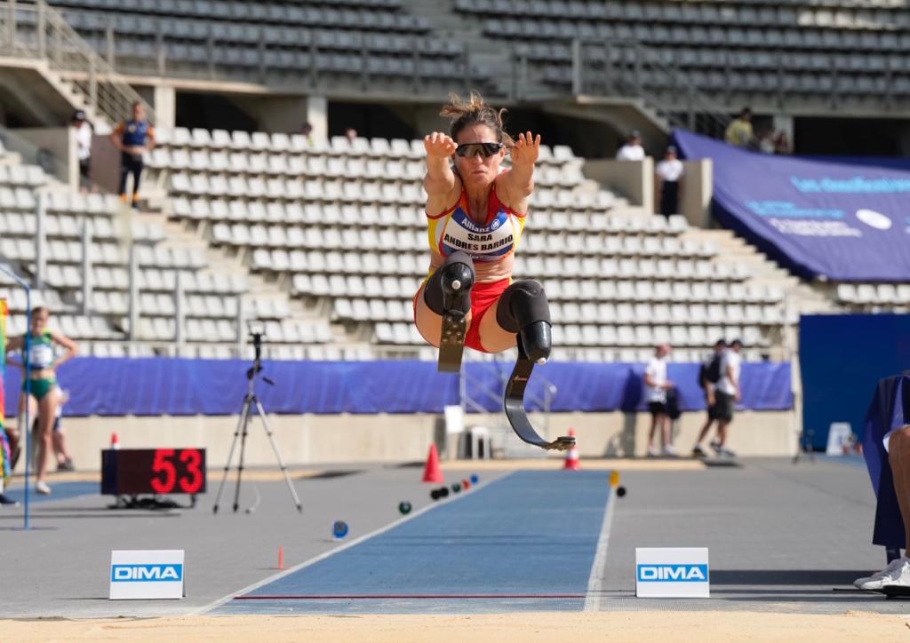 Sara Andr&eacute;s, sexta en salto de longitud en el Mundial de Par&iacute;s 