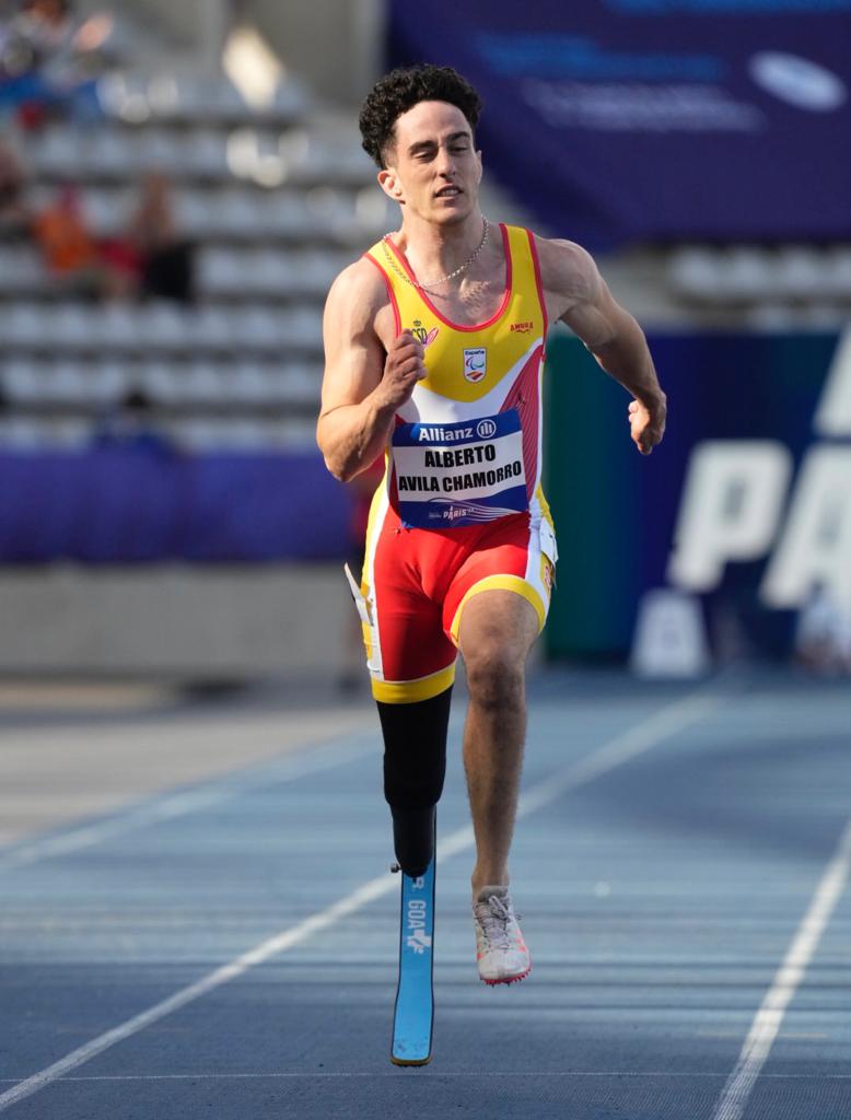 Alberto &Aacute;vila, cuarto en los 200 metros T64 del Mundial de Par&iacute;s