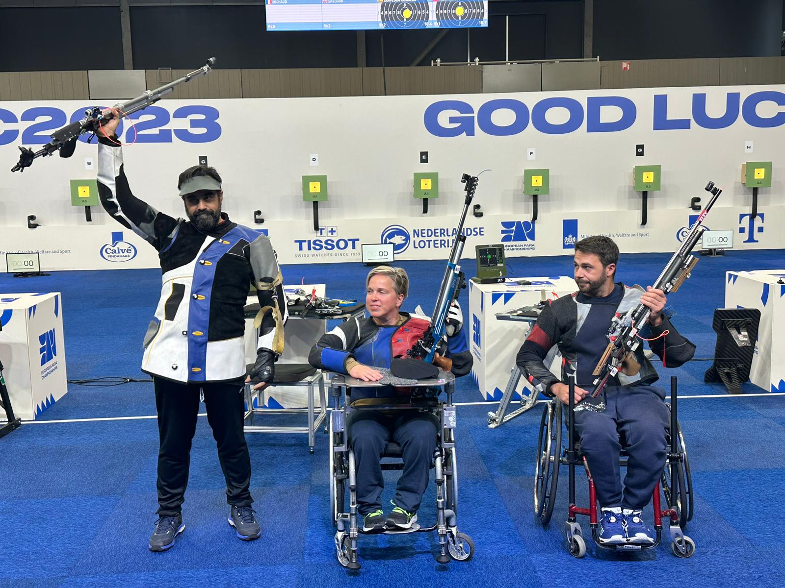 Juan Antonio Saavedra, subcampe&oacute;n de Europa de tiro paral&iacute;mpico