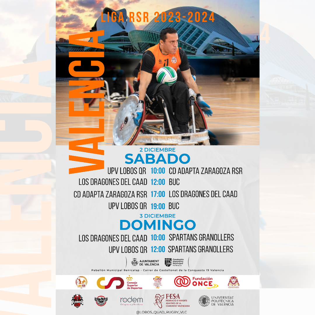 La Liga de rugby en silla llega a Valencia con el estreno del BUC Barcelona