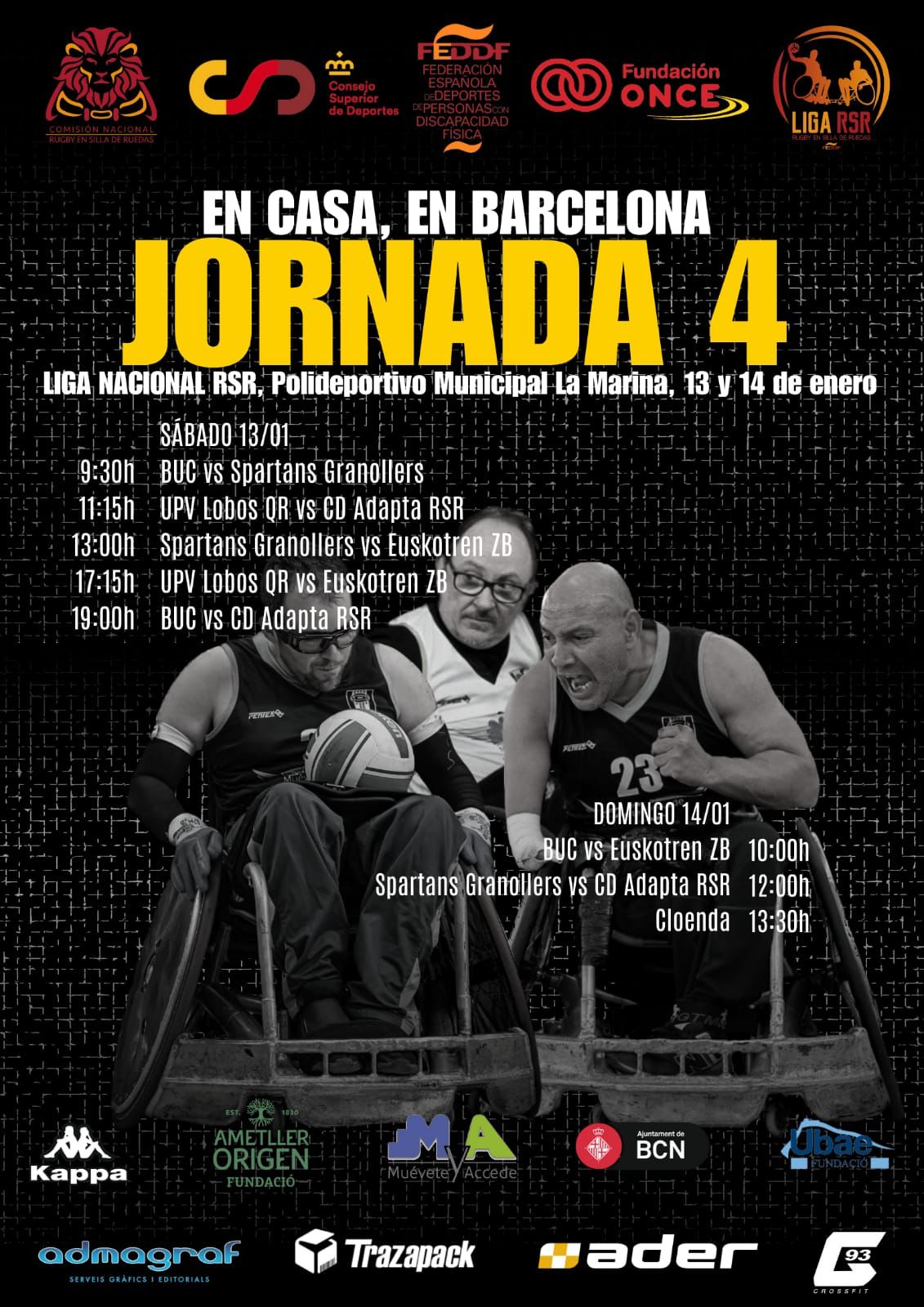 Los equipos se posicionan en la Liga de rugby 