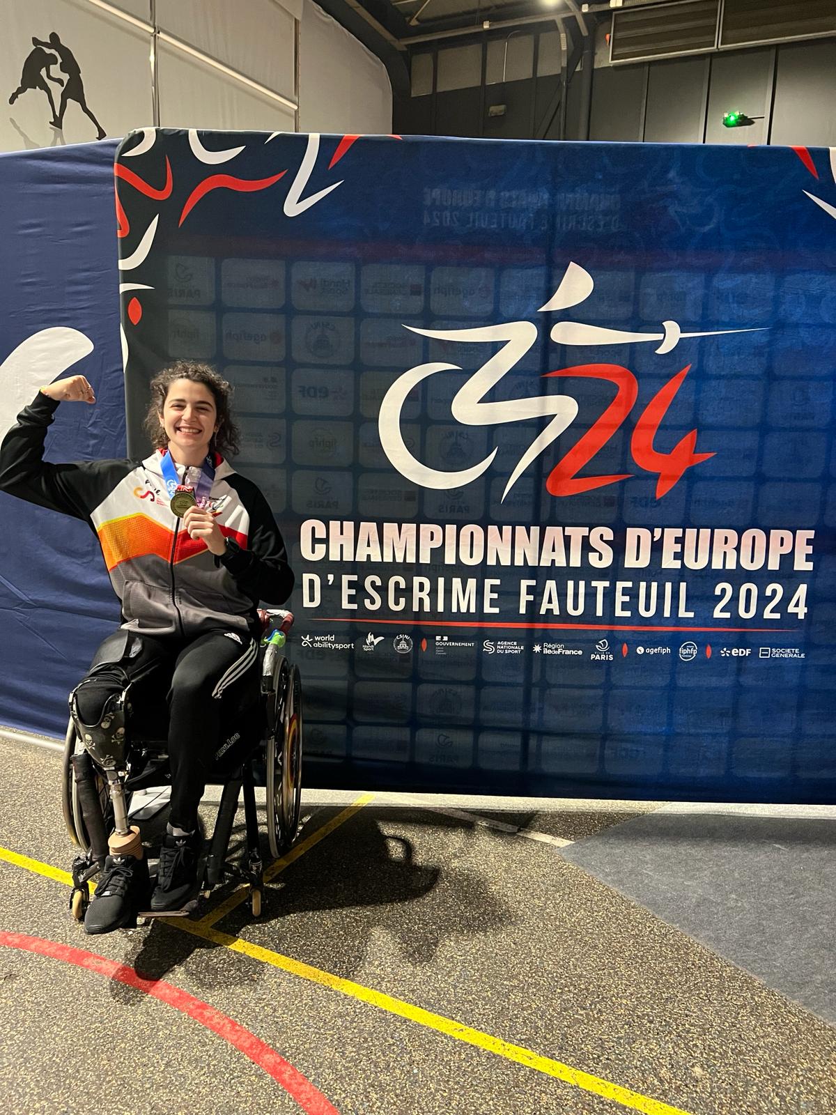 Judith Rodr&iacute;guez se cuelga el bronce en los Europeos de esgrima de Par&iacute;s
