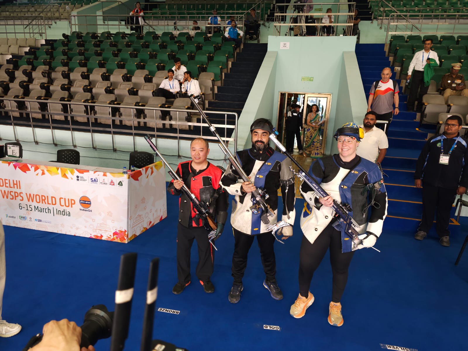 Juan Antonio Saavedra, campe&oacute;n en la Copa del Mundo de tiro de Nueva Delhi