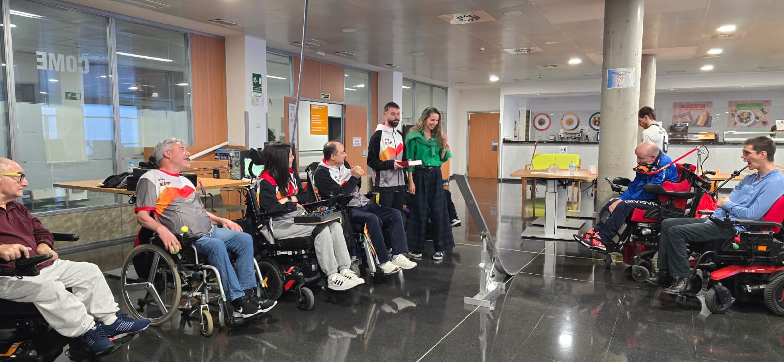 Actividad de la selecci&oacute;n espa&ntilde;ola de boccia en el CRE de Le&oacute;n