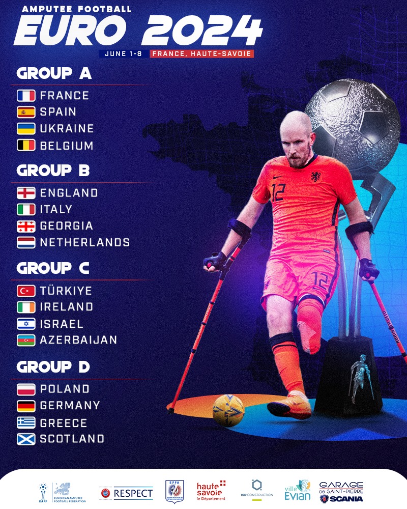 Convocatoria de 13 futbolistas para el Europeo de f&uacute;tbol amputados 