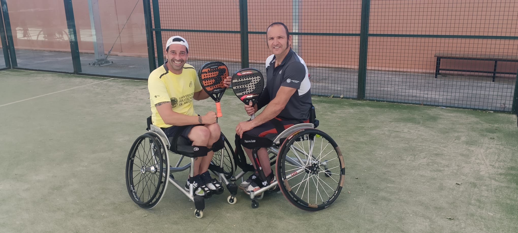 Edorta de Anta y Topher Trivi&ntilde;o, campeones del Open Nacional de p&aacute;del en silla Ciudad de Getafe