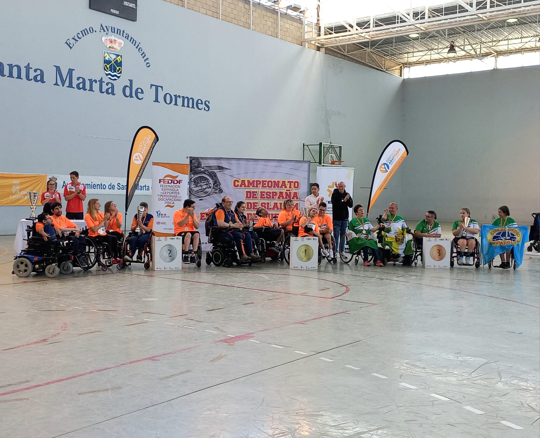 Sergi Paris&eacute; y Aspace Navarra-FESA B, protagonistas del exitoso Campeonato de Espa&ntilde;a de slalom