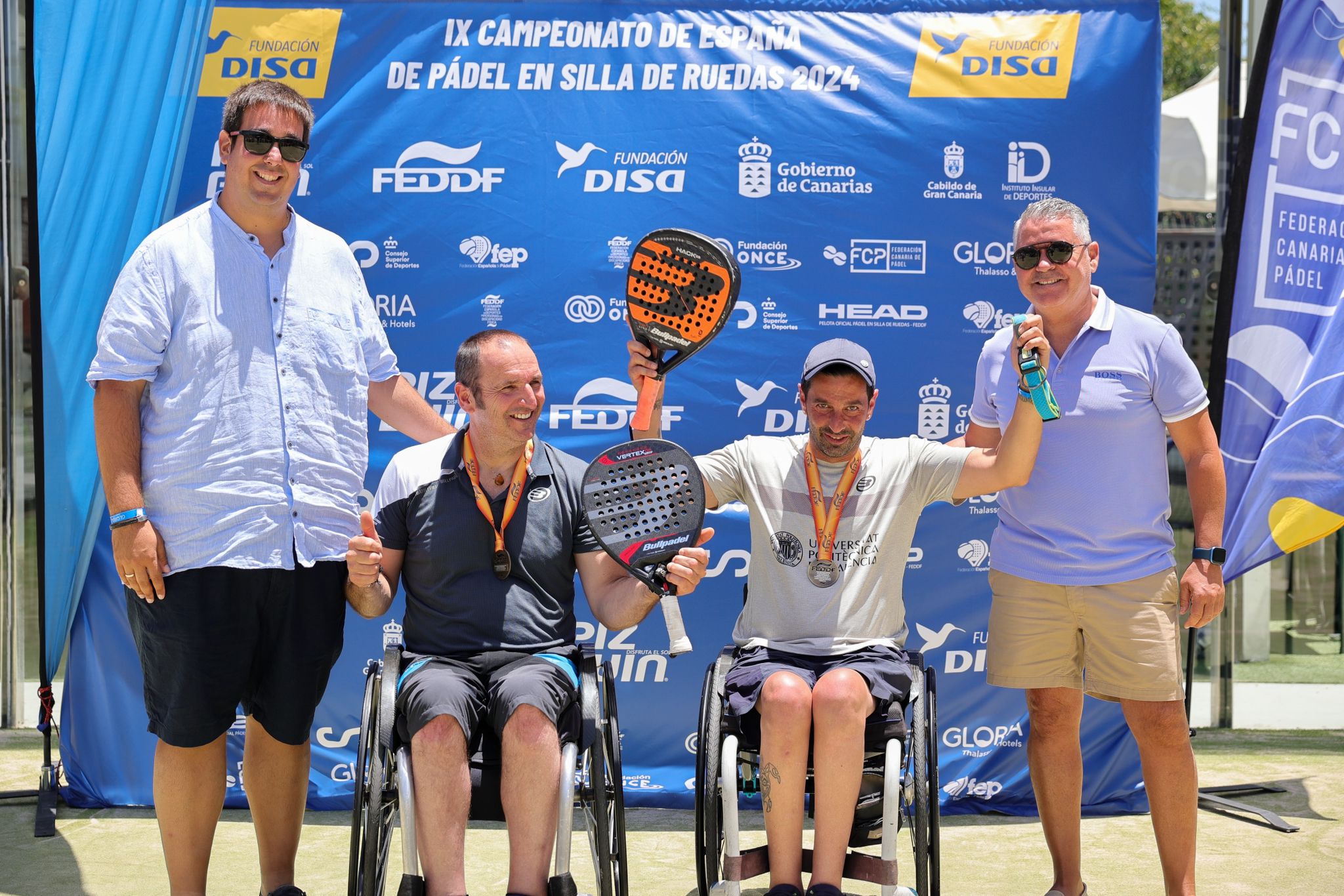 Edorta de Anta y Topher Trivi&ntilde;o revalidan su corona de campeones de Espa&ntilde;a de p&aacute;del en silla