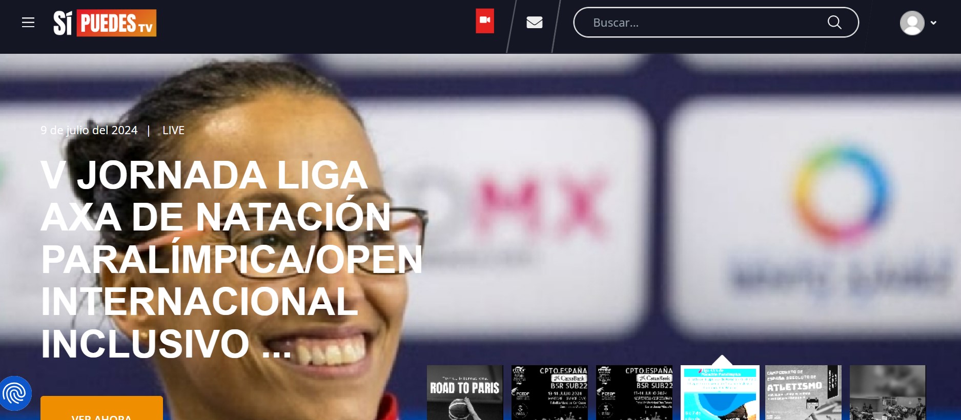 Nace SiPuedes.tv, el portal con todo el deporte de personas con discapacidad