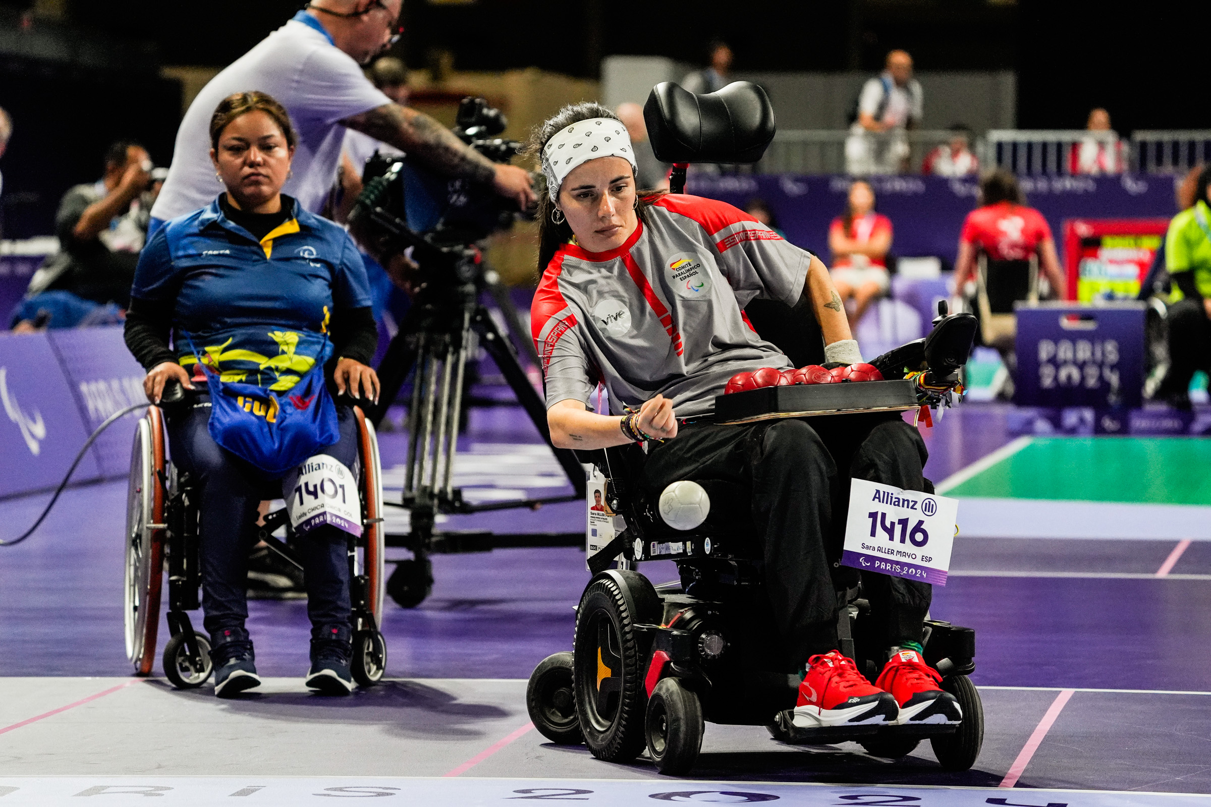 Sara Aller y Vasile Agache debutan en los Juegos Paral&iacute;mpicos con derrota
