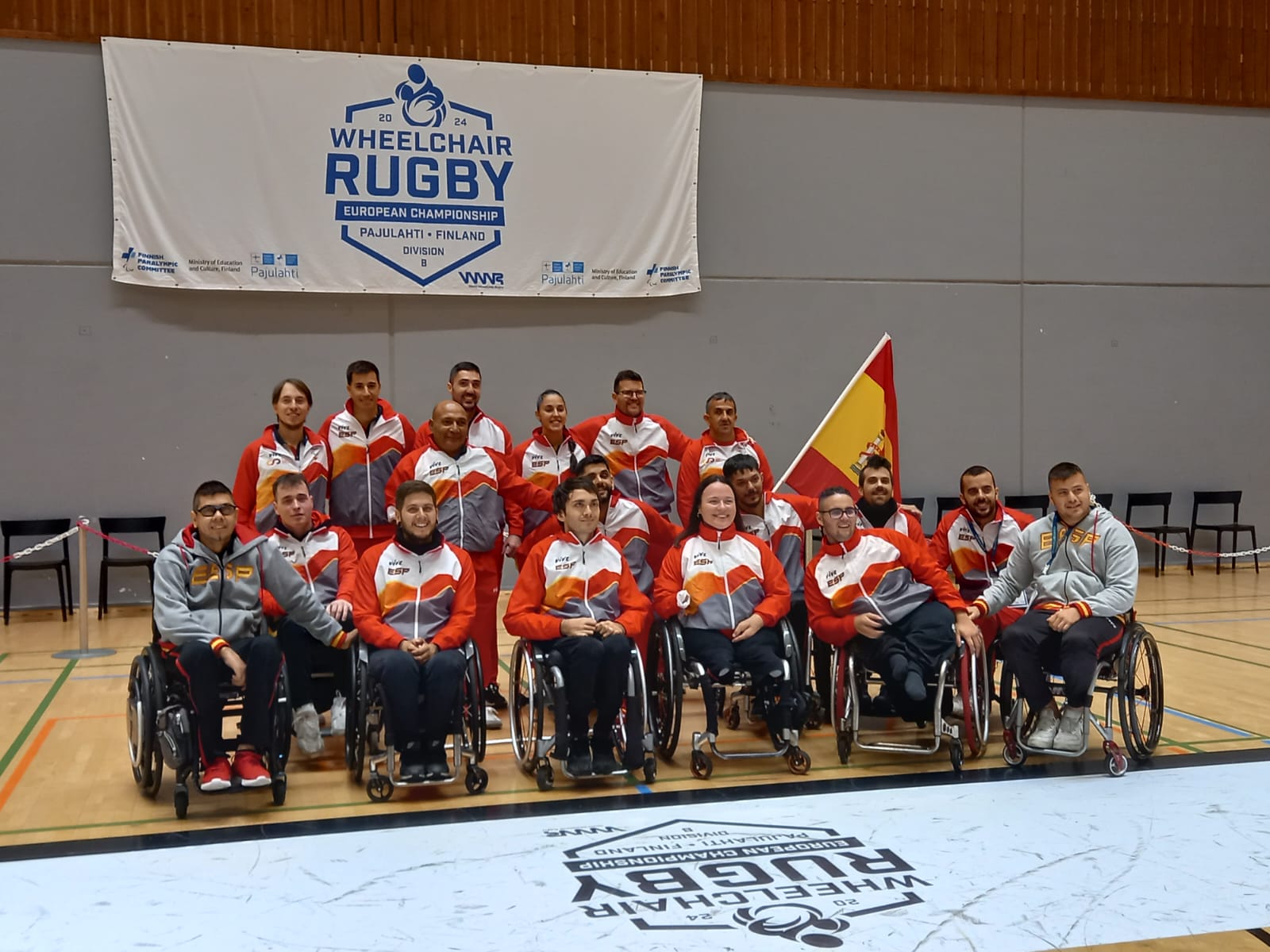 Espa&ntilde;a, quinta en el Europeo B de rugby en silla de ruedas