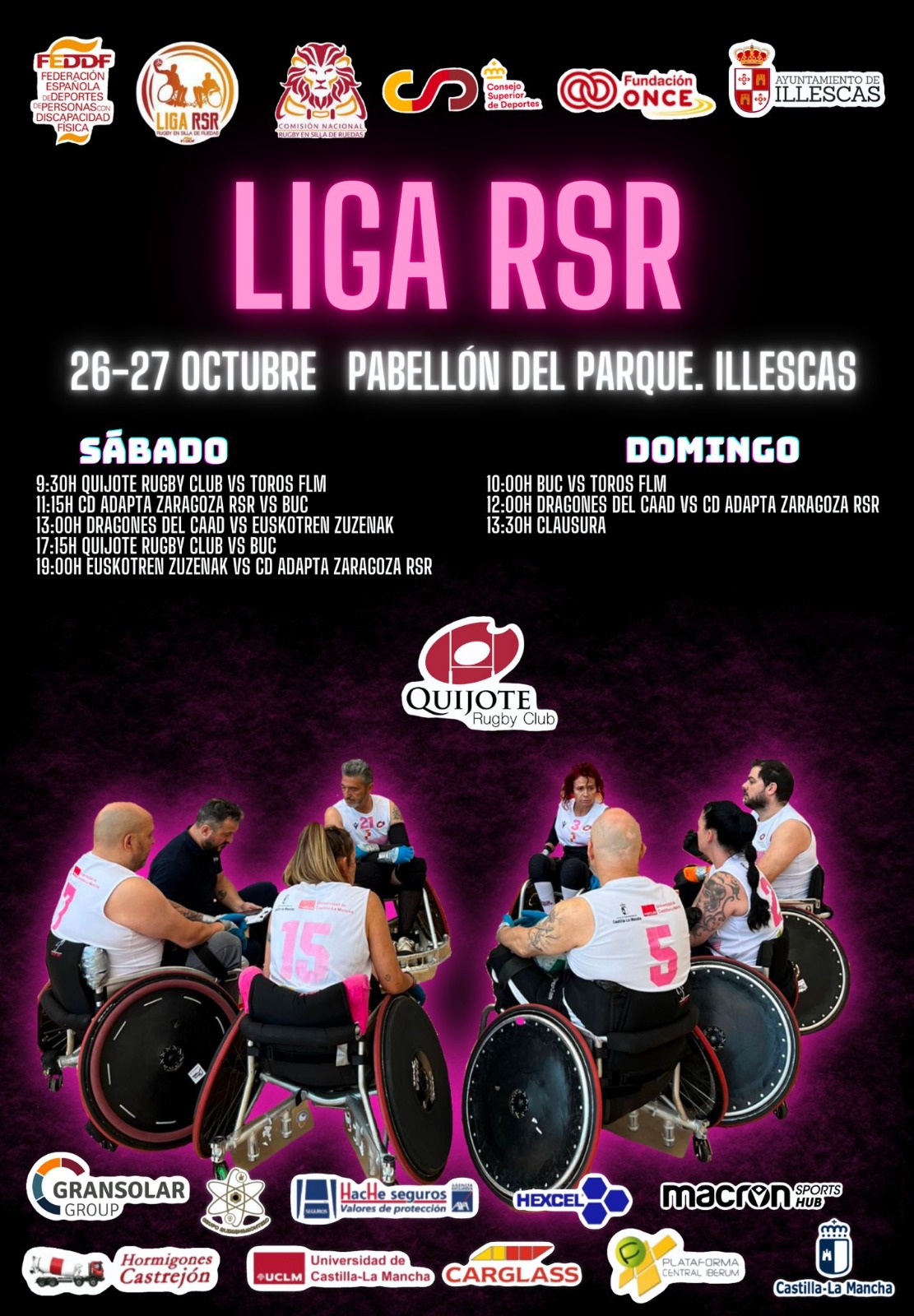 Arranca la Liga de rugby en silla de ruedas con seis equipos en liza