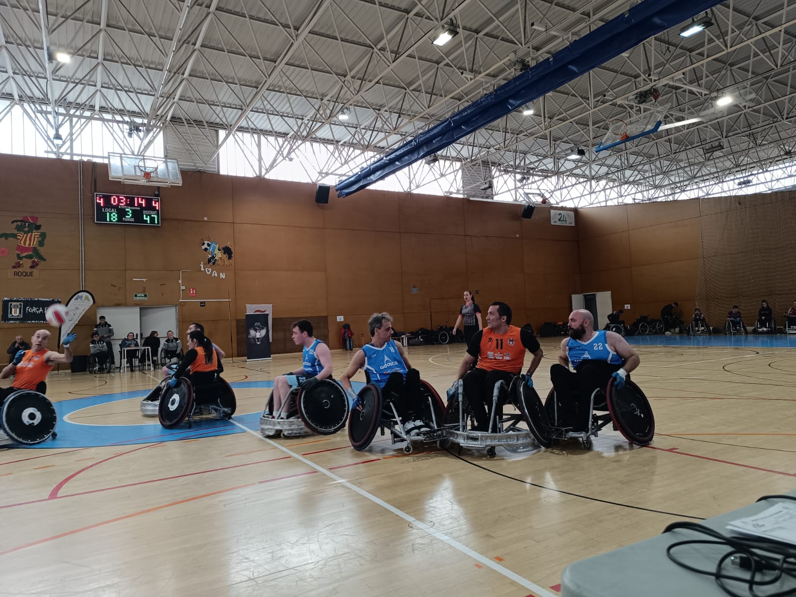 BUC sigue imparable en la Liga de rugby en silla de ruedas