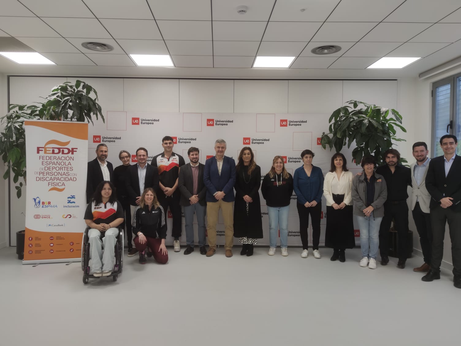 La FEDDF y la Universidad Europea firman un acuerdo de colaboraci&oacute;n