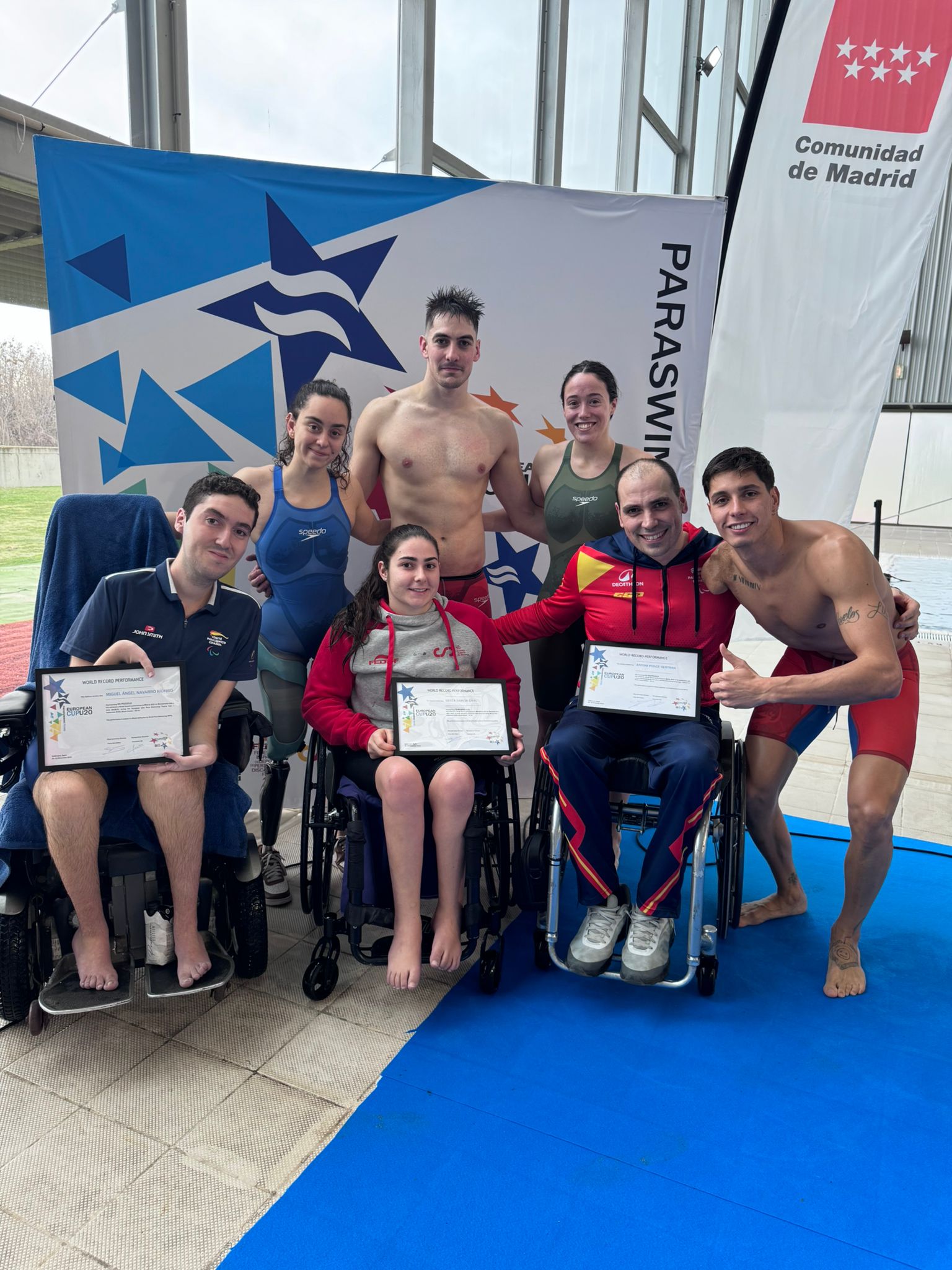 13 R&eacute;cords del mundo y uno de Europa en la European U20 Para Swimming Teams Cup