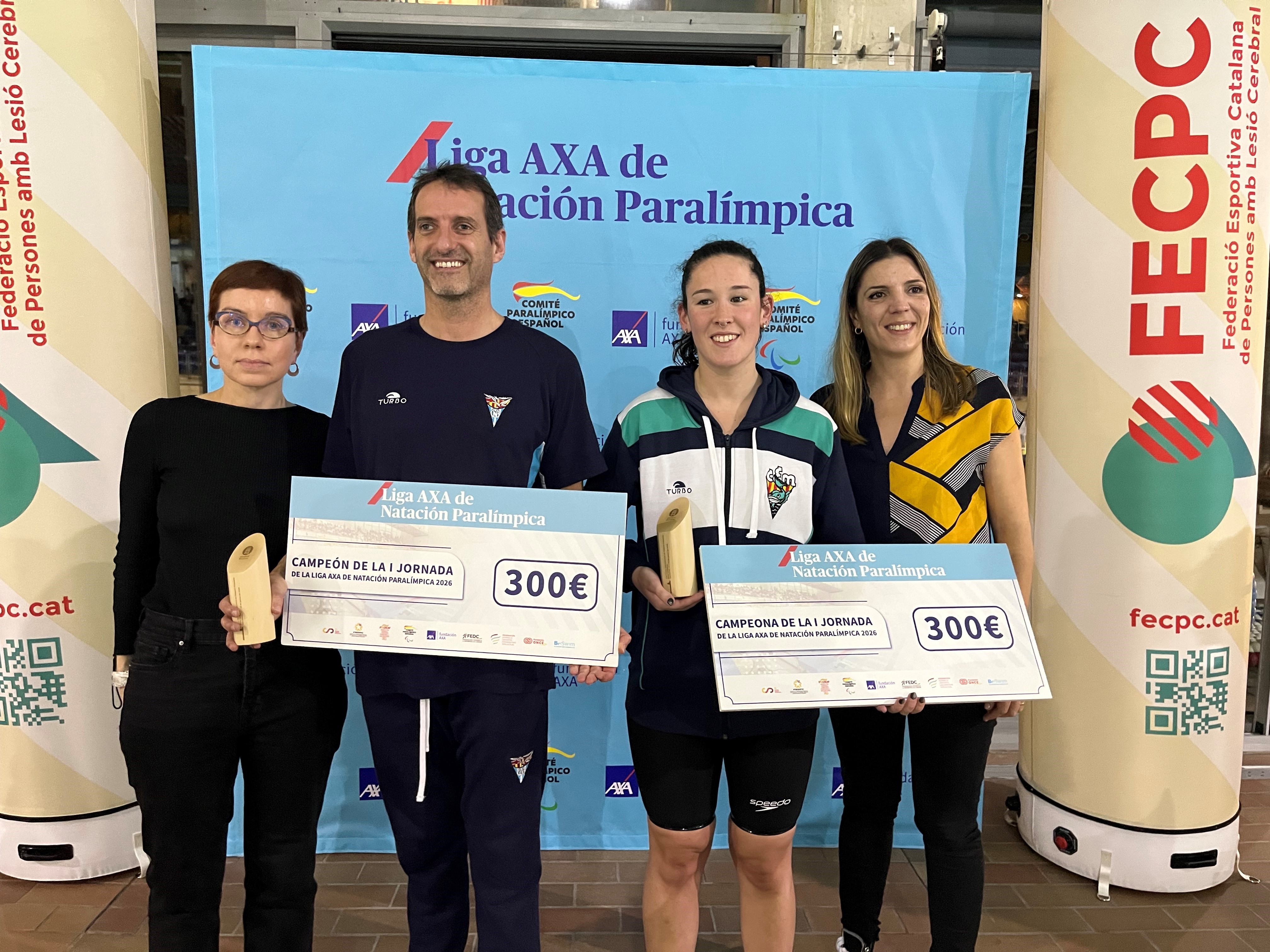 Toni Ponce y Berta Garc&iacute;a, segundos en el inicio de la Liga AXA 2026 en Barcelona