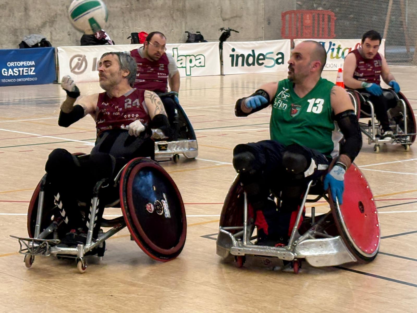 Paso adelante de Adapta en la Liga de rugby en silla de ruedas