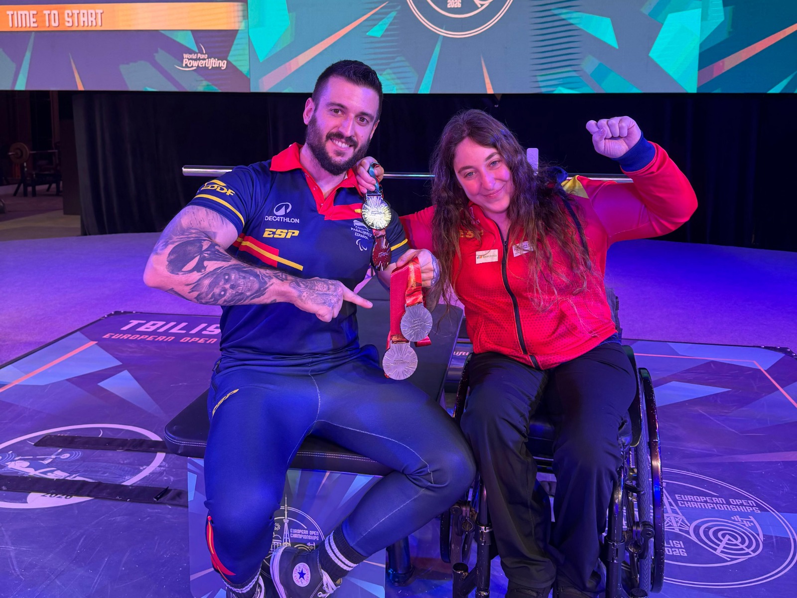 Loida Zabala, subcampeona de Europa de powerlifting