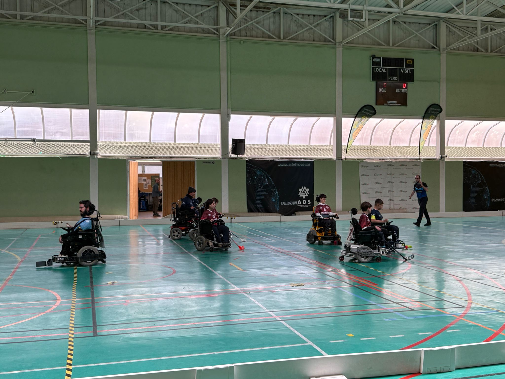 Santa Mar&iacute;a la Blanca domina la segunda jornada de la Liga de hockey en silla de ruedas el&eacute;ctrica