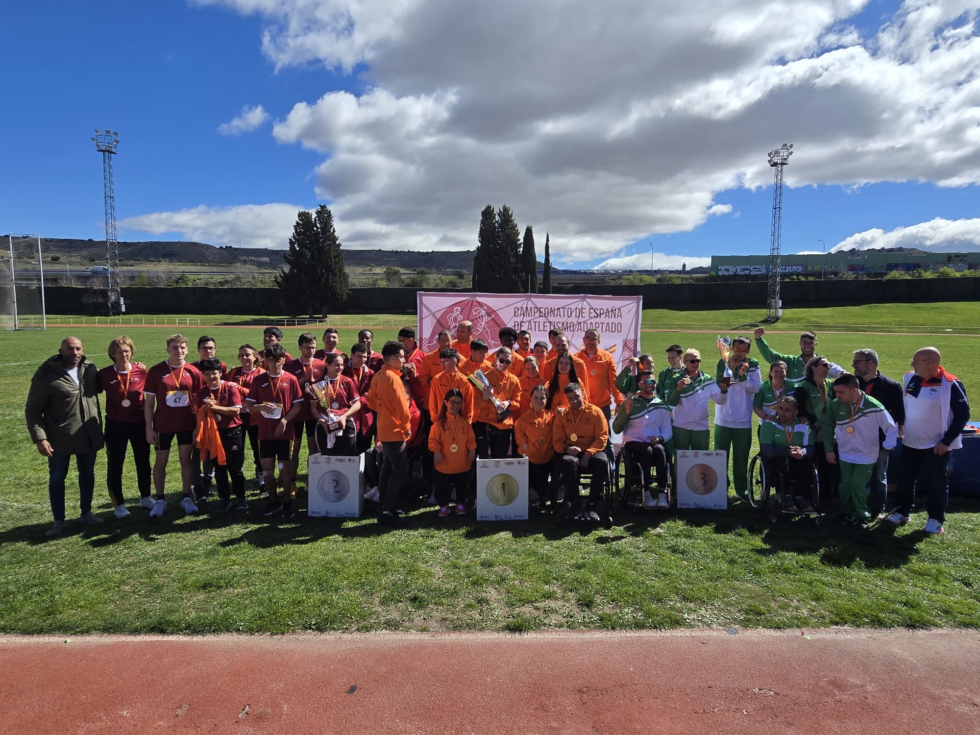 Comunidad Valenciana, campeona del  Campeonato de Espa&ntilde;a absoluto por Comunidades Aut&oacute;nomas de atletismo para personas con discapacidad
