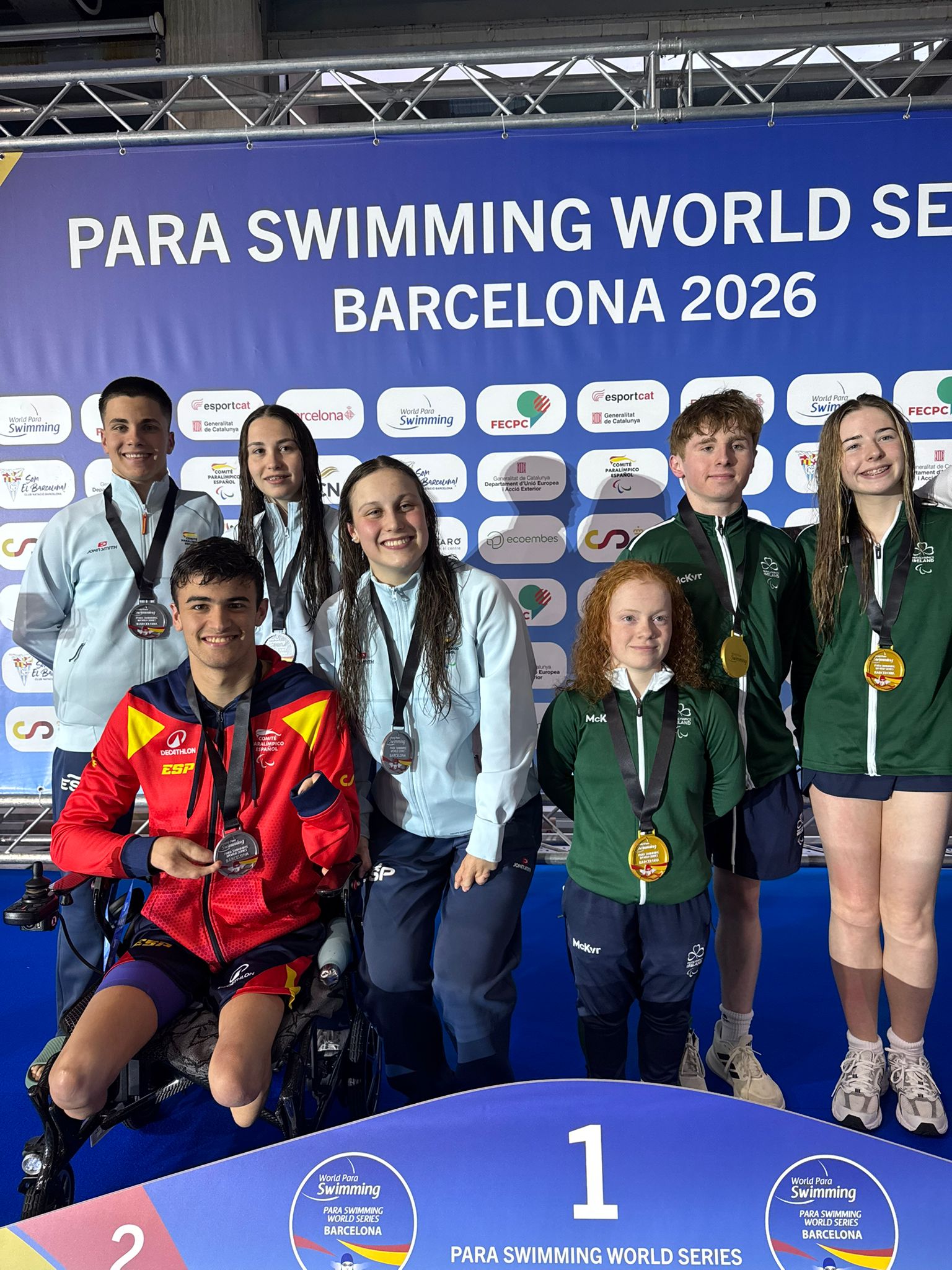 Los nadadores espa&ntilde;oles logran 29 medallas en las Series Mundiales de Barcelona