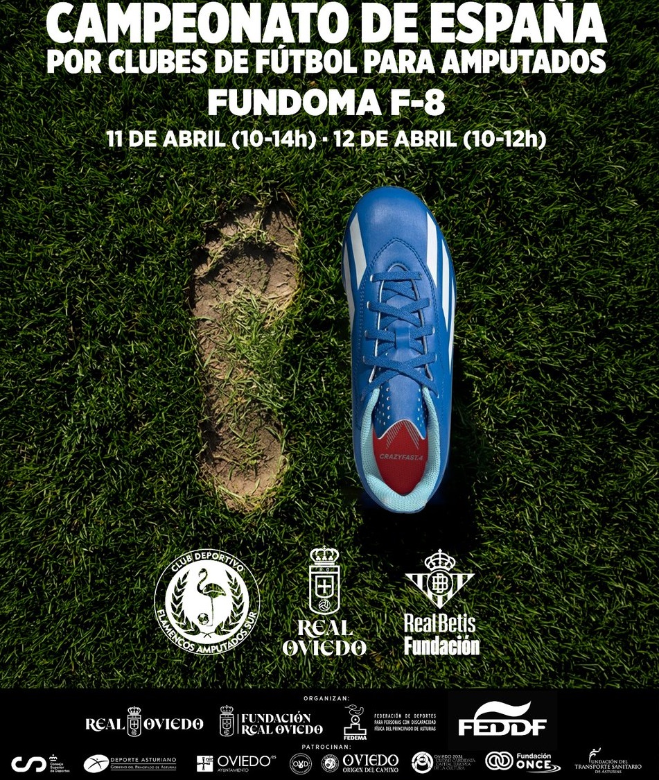 Oviedo re&uacute;ne a m&aacute;s de 40 jugadores en el Campeonato de Espa&ntilde;a de f&uacute;tbol para amputados