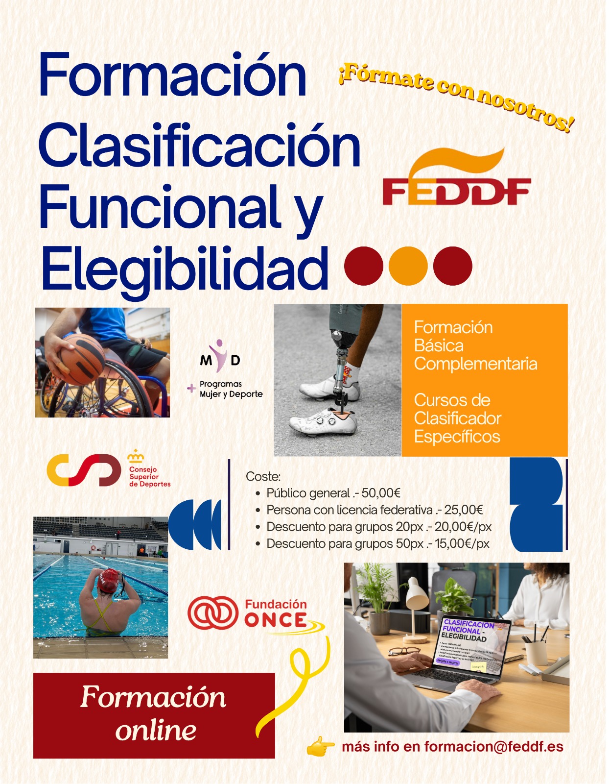 Formaci&oacute;n clasificaci&oacute;n funcional y elegibilidad