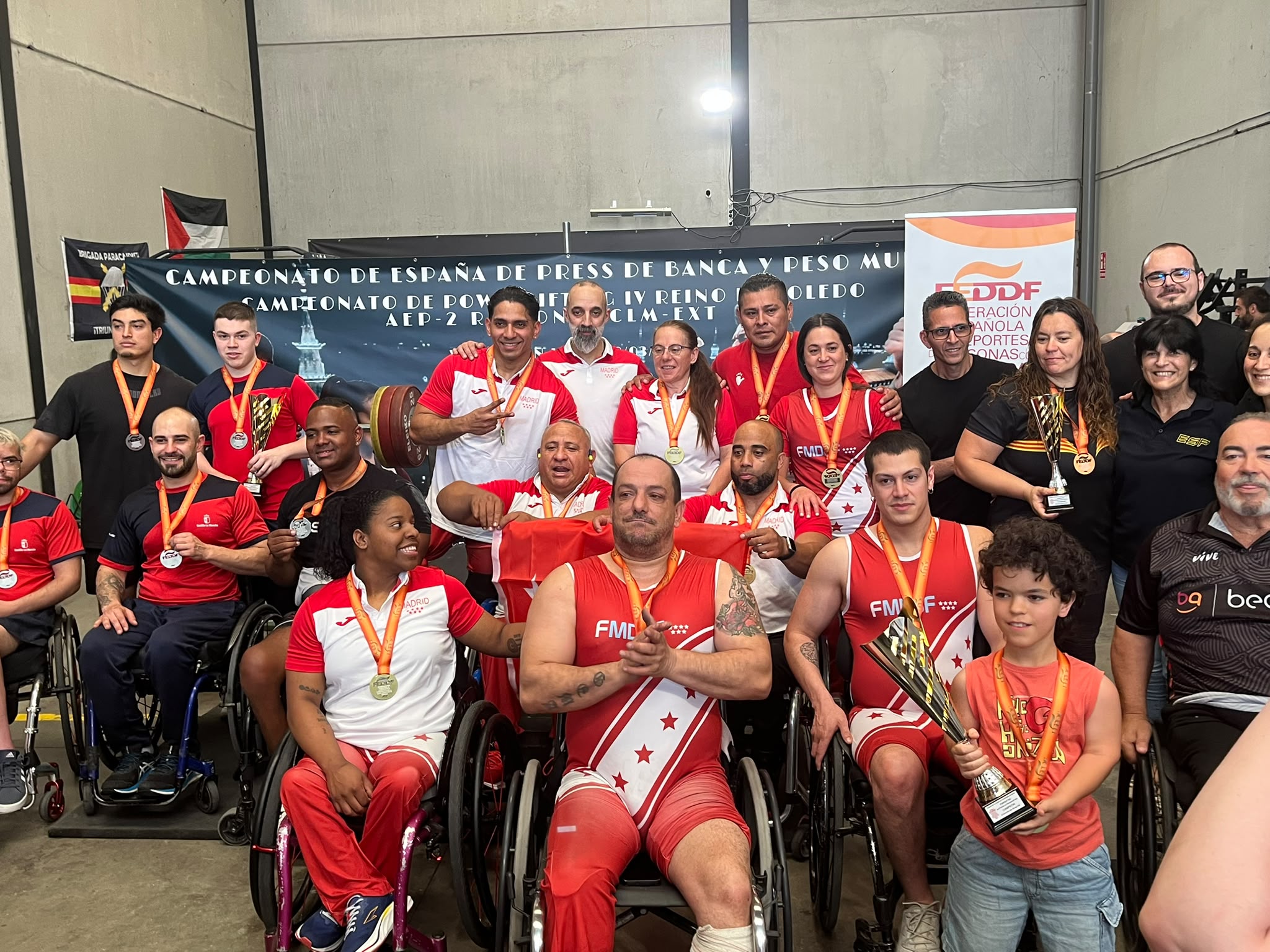 Madrid, campeona de Espa&ntilde;a de powerlifting de Comunidades Aut&oacute;nomas