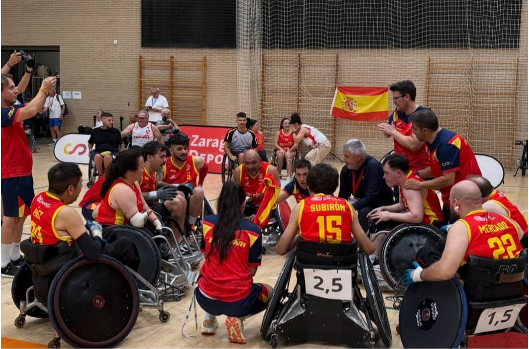 Espa&ntilde;a, campeona del Europeo B, consigue un hist&oacute;rico ascenso a la &eacute;lite del rugby en silla de ruedas