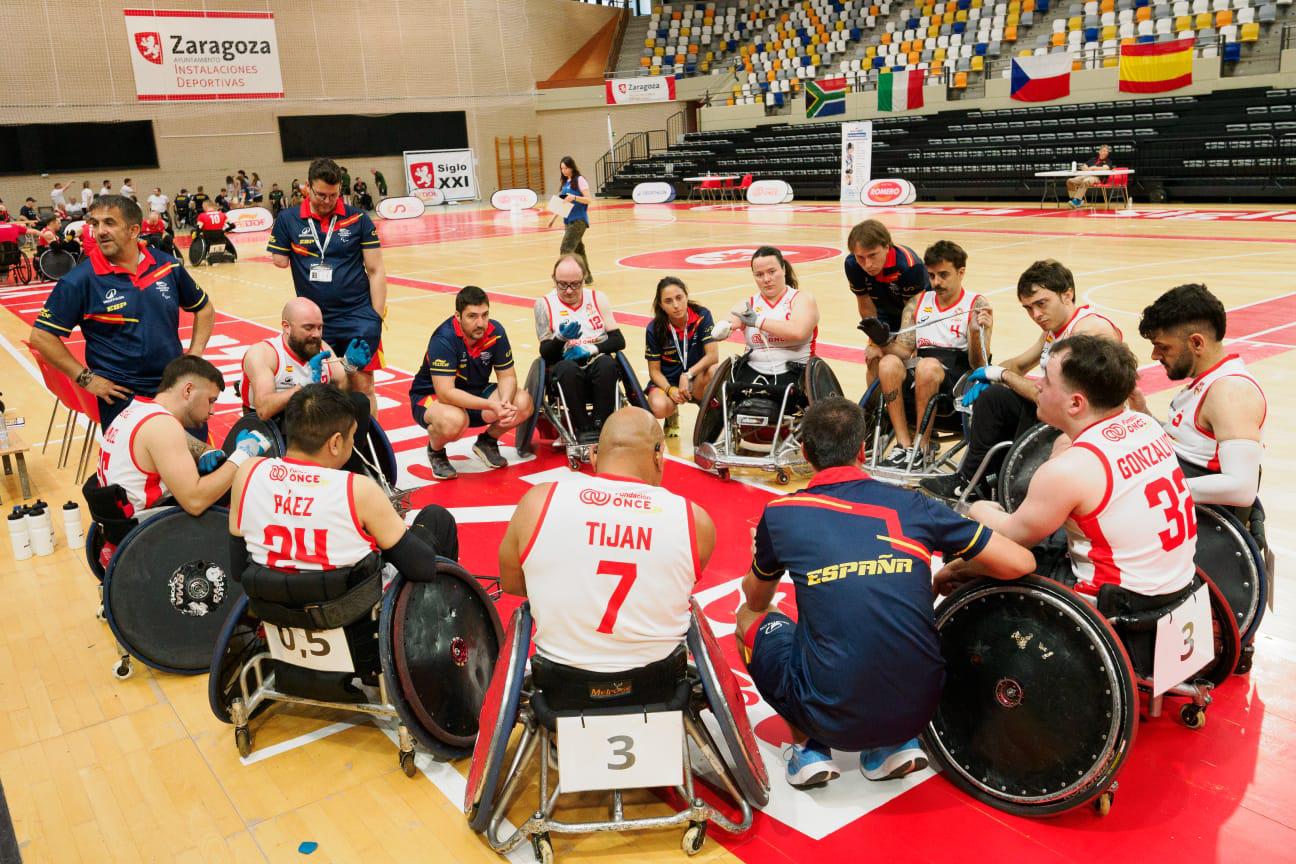 Espa&ntilde;a se estrena con derrota en el Europeo de rugby en silla de ruedas