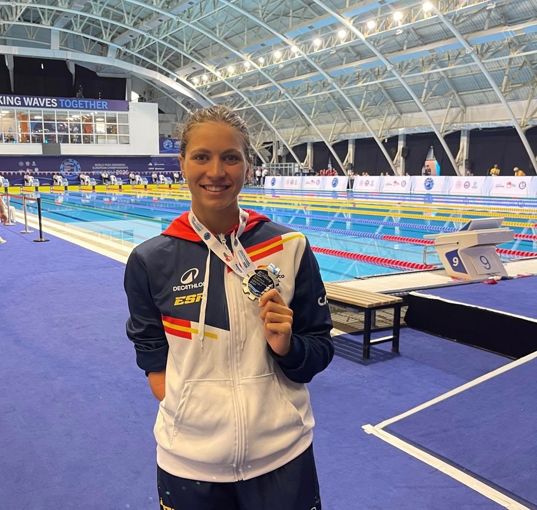 Siete medallas para nadadores de la FEDDF en la primera jornada del Europeo