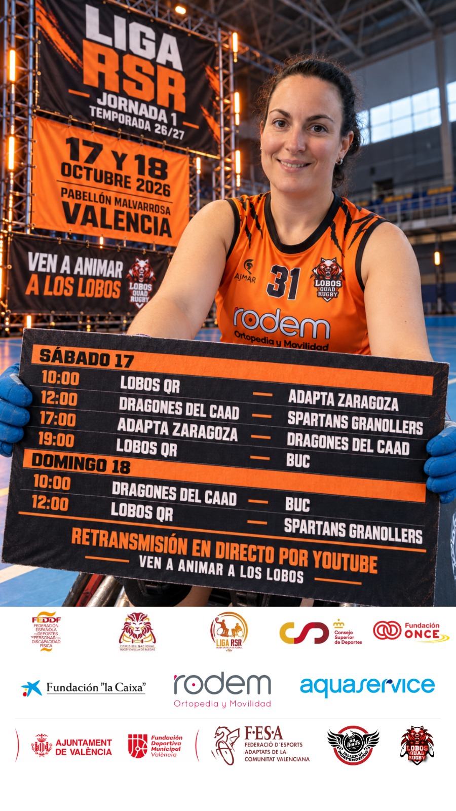La Liga de rugby en silla de ruedas arranca con fuerza en Valencia