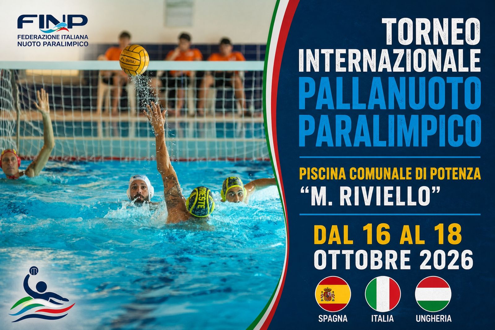 La selecci&oacute;n espa&ntilde;ola participar&aacute; en el hist&oacute;rico primer torneo internacional de waterpolo paral&iacute;mpico en Italia